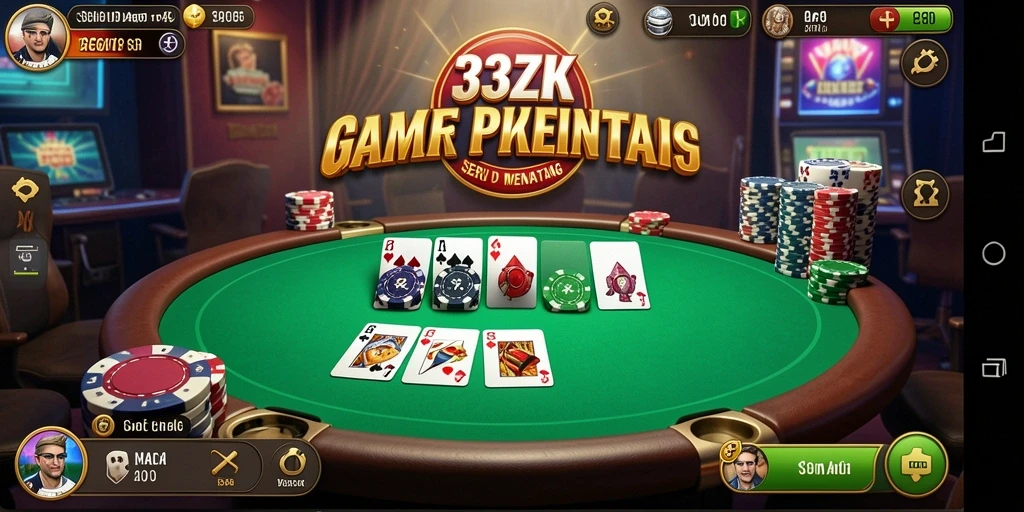 Gameplay Poker yang Seru di 33ZK