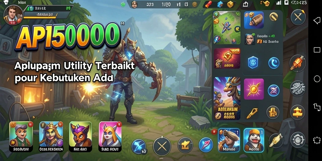 Screenshot API5000 menunjukkan tampilan antarmuka pengguna yang sederhana dan efektif.