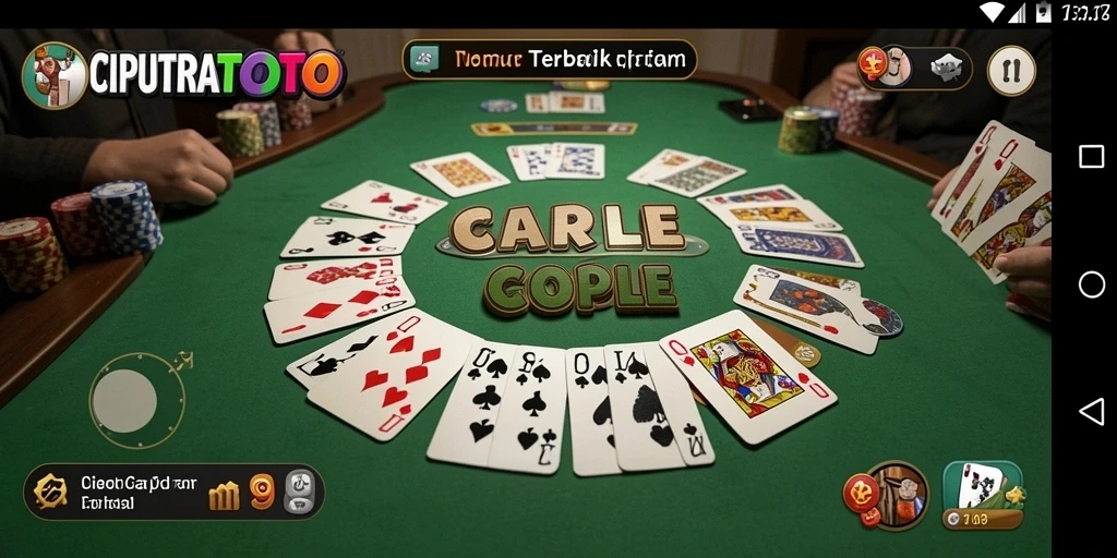 Tampilan gameplay <strong>CIPUTRATOTO</strong> yang seru dalam permainan Gaple.