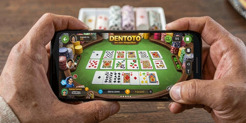 Tampilan gameplay DENTOTO yang menegangkan dan menarik.
