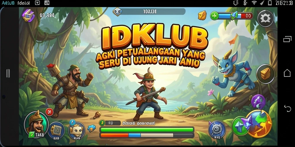 Tampilan gameplay seru dan mendebarkan dari IDKLUB.