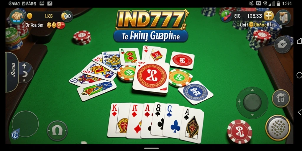 Tampilan gameplay gaple yang seru dan interaktif di IND777.