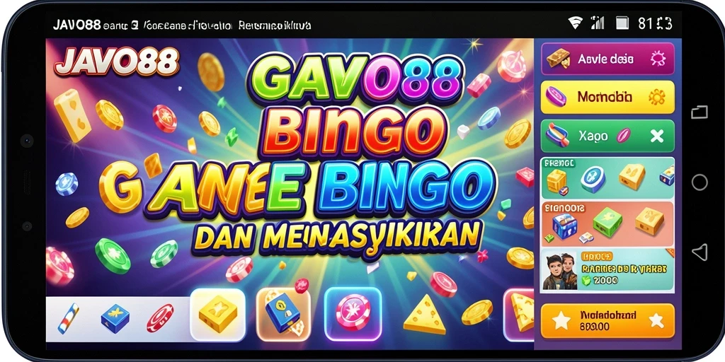 Tampilan menarik dari gameplay Bingo JAVO88 yang mengasyikkan.