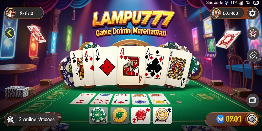 Screenshot gameplay LAMPU777 yang menampilkan aksi seru permainan Domino.