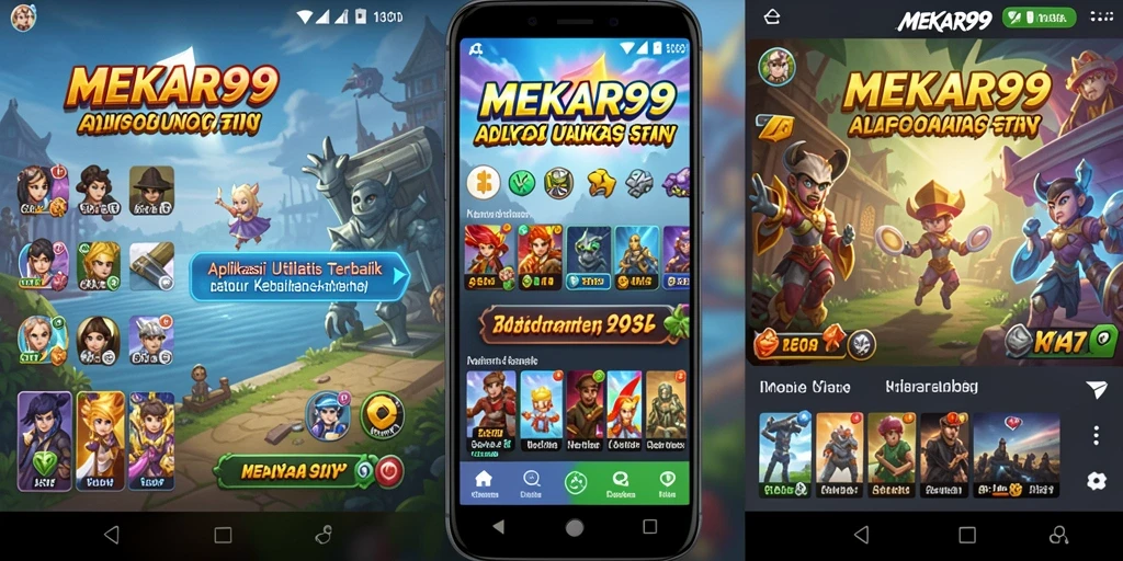 Tampilan antarmuka MEKAR99 yang bersih dan modern.