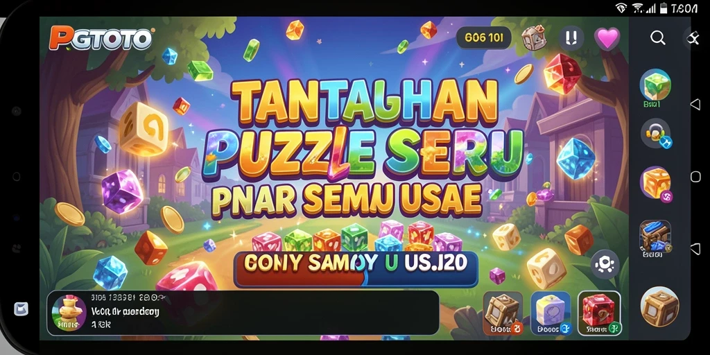 Screenshot gameplay PGTOTO yang menunjukkan tantangan puzzle yang mendebarkan.