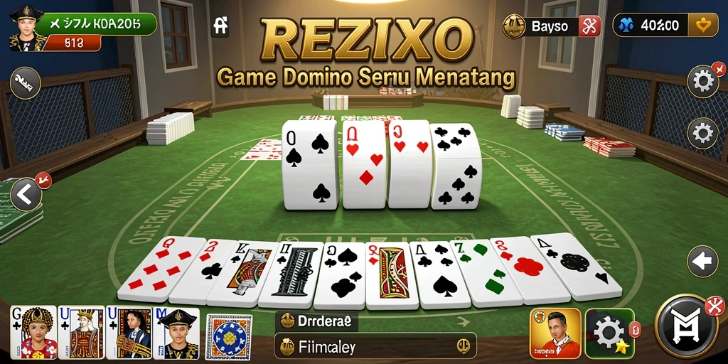 Gameplay seru di REZIXO dengan grafis menarik.