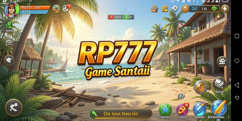 Tampilan menarik dari gameplay RP777 yang penuh warna.