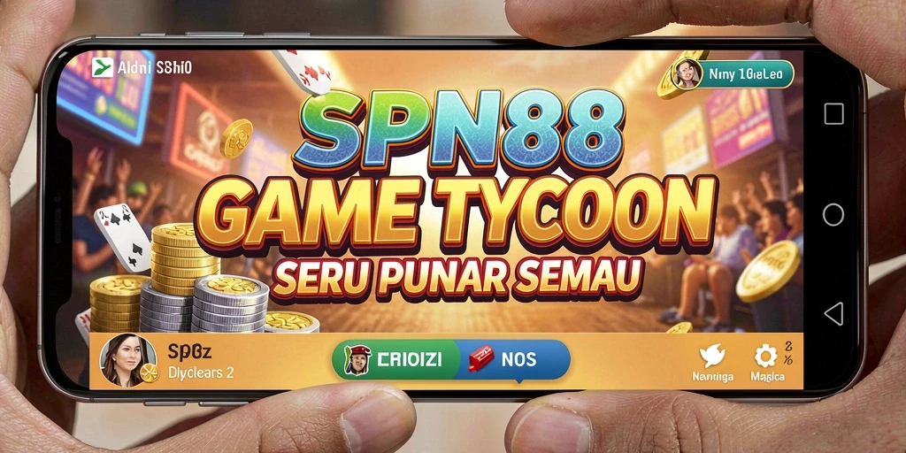 Tangkapan layar utama SPN88 menunjukkan gameplay Tycoon yang menarik.