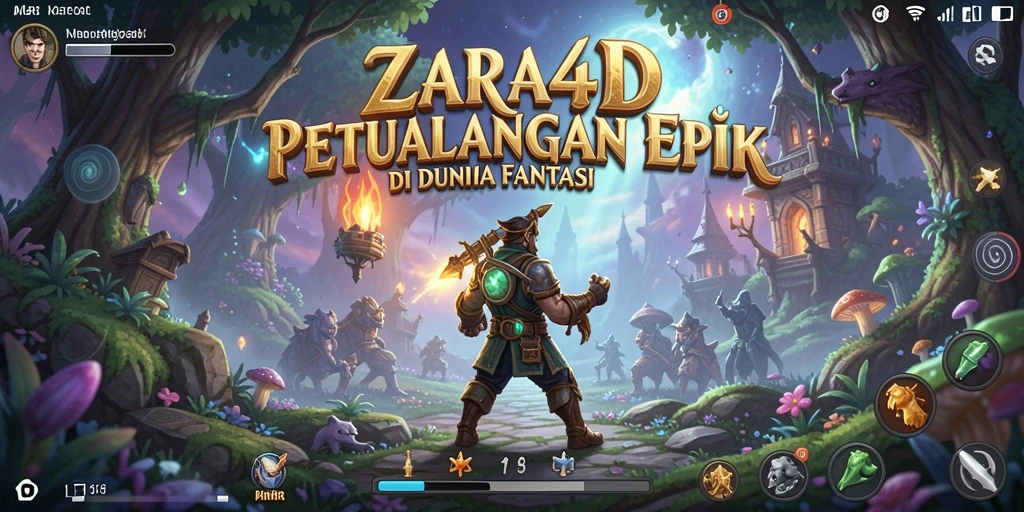 Screenshot ZARA4D menunjukkan pertarungan menegangkan dalam dunia RPG.